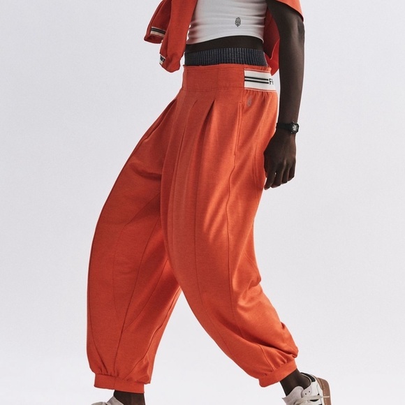 Free People Pants - NWT Free People Jump Start Joggers in Scarlett